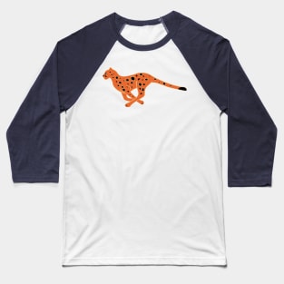 Runing cheetah Baseball T-Shirt